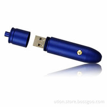 Metal USB Flash Memory with 1 to 32GB Memory Capacity, Free Printing and Packaging